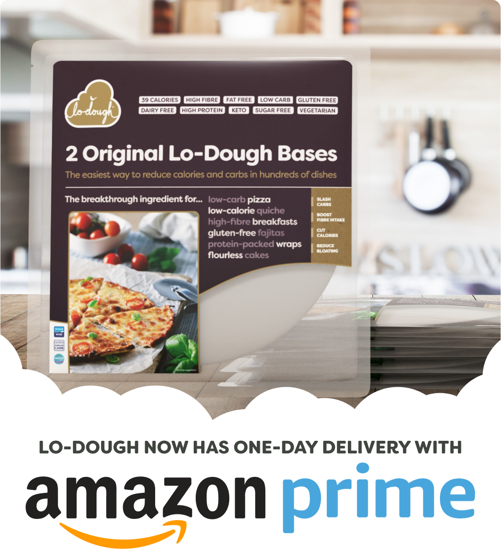 Oneday delivery with Amazon Prime Lo Dough