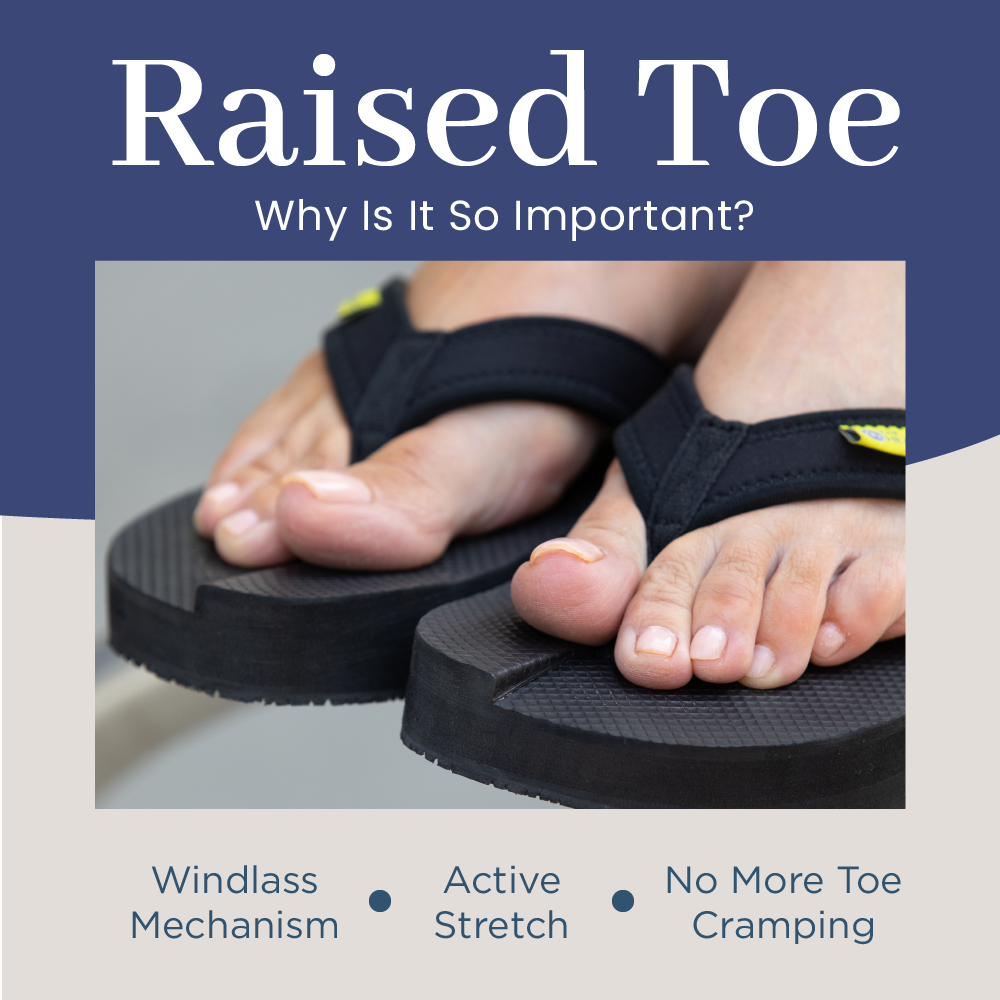 What Is The Raised Toe All About? The Healing Sole