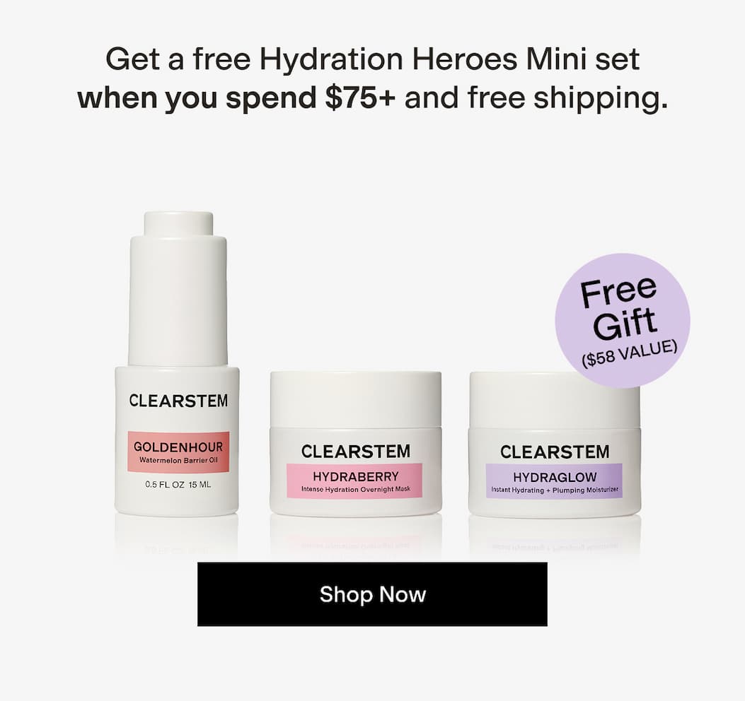 Free HYDRATION HERO MINIS on orders $75+ 