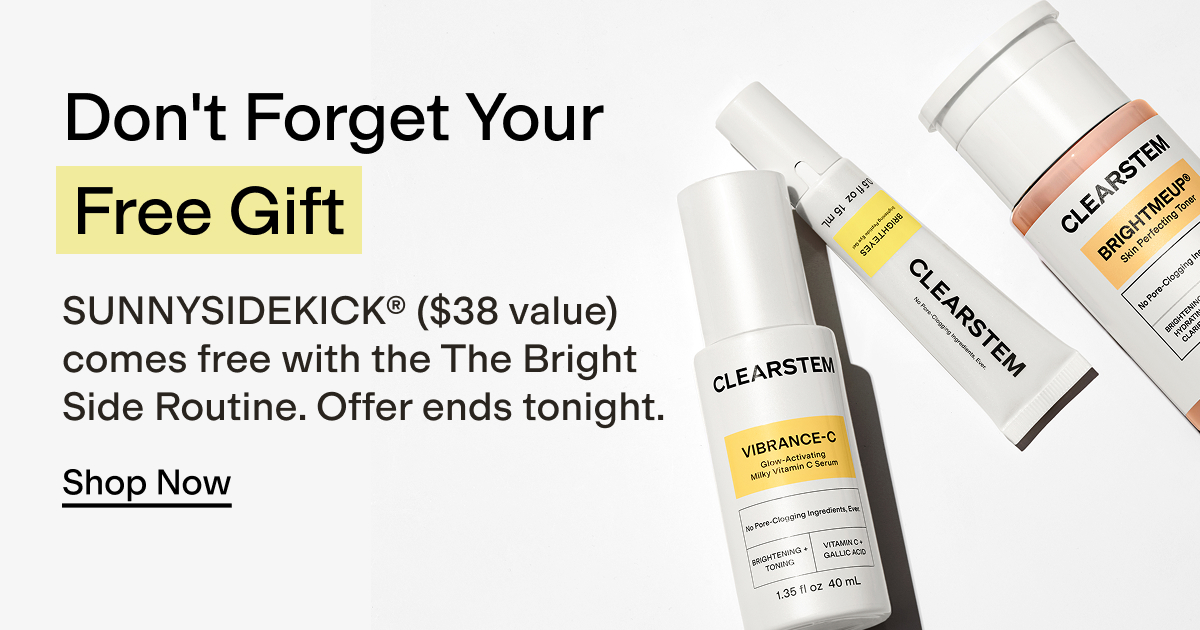 Don't forget your free gift!