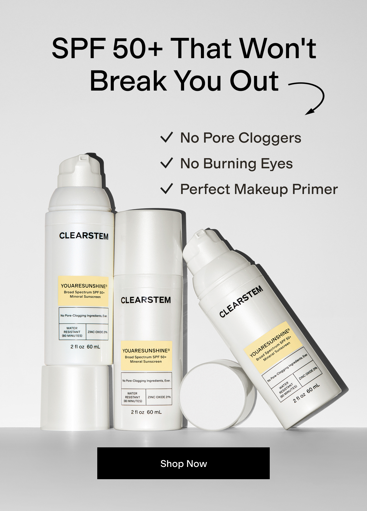 SPF that wont break you out 