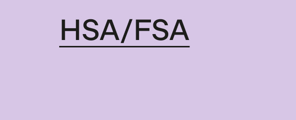 HSA/FSA