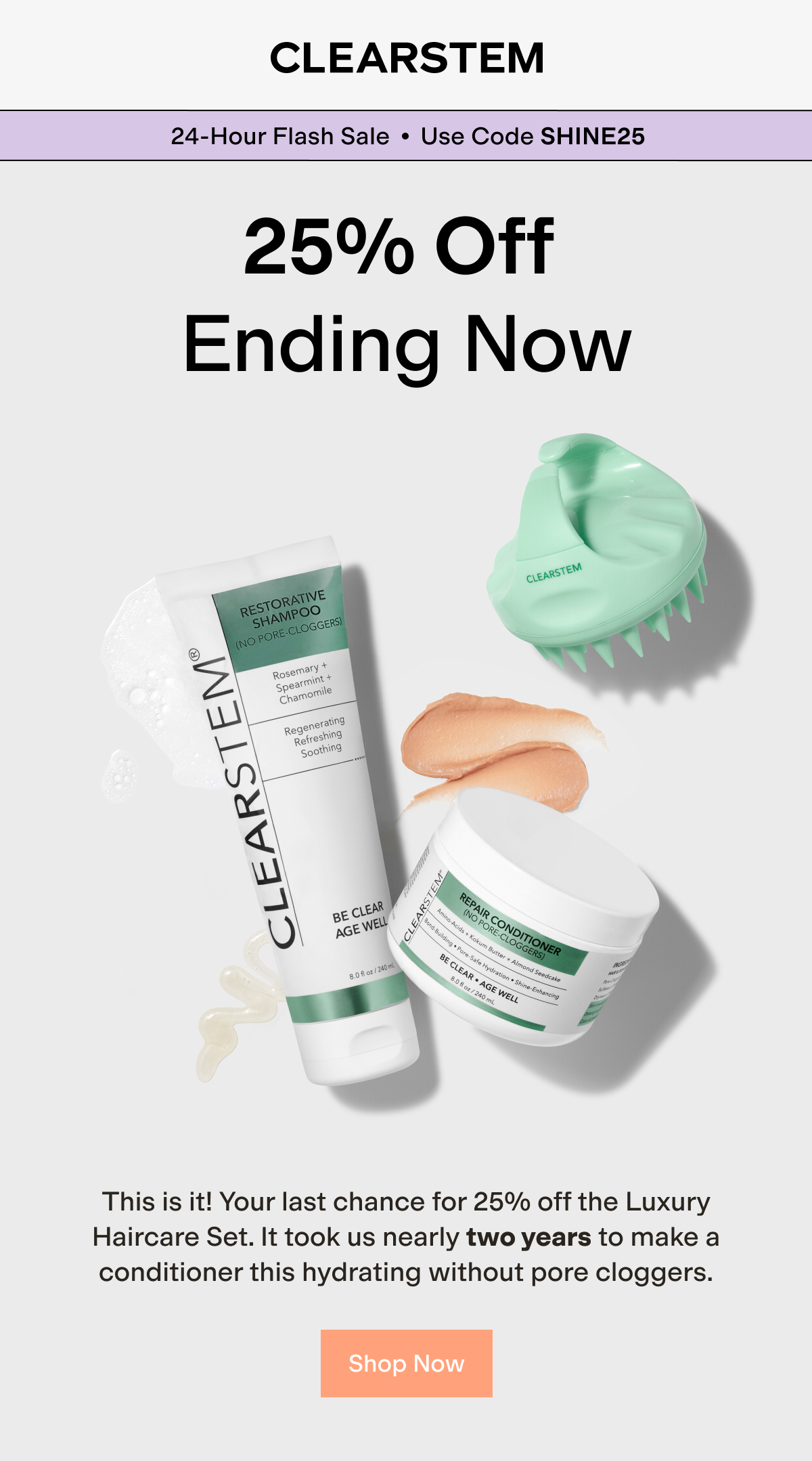 Final Hours for 25% Off