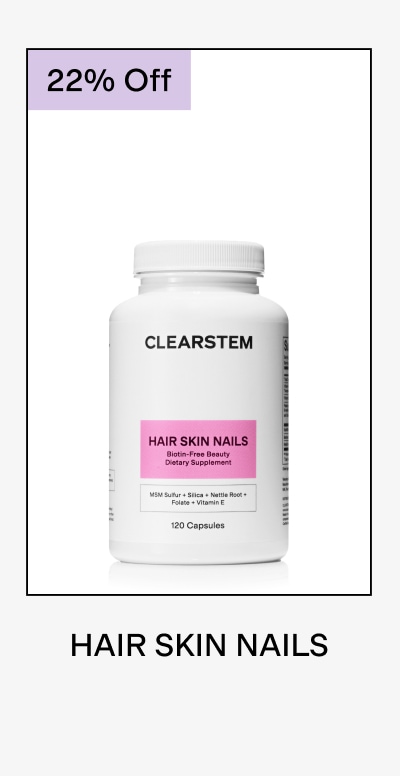 22% off HAIR SKIN NAILS