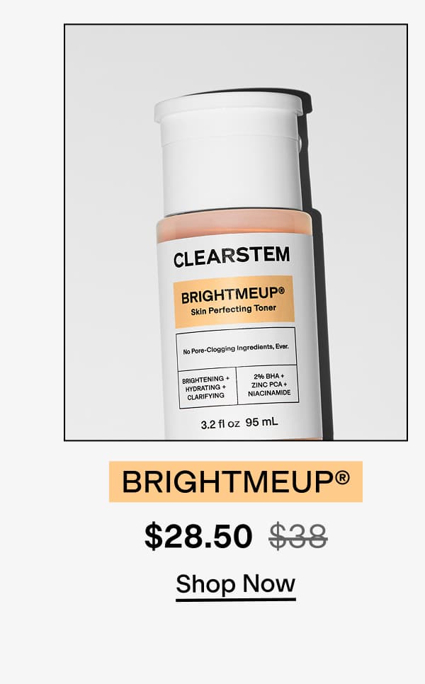25% Off BRIGHTMEUP Toner