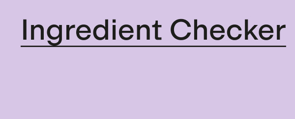 Ingredient Checker