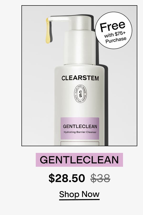 FREE Gentleclean on $75+