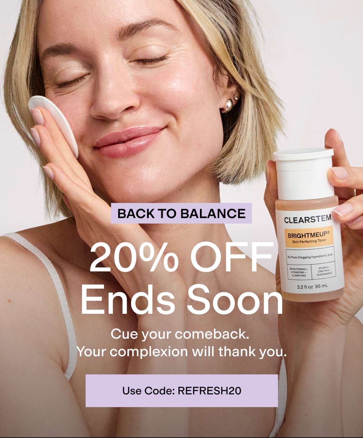 Use code REFRESH20