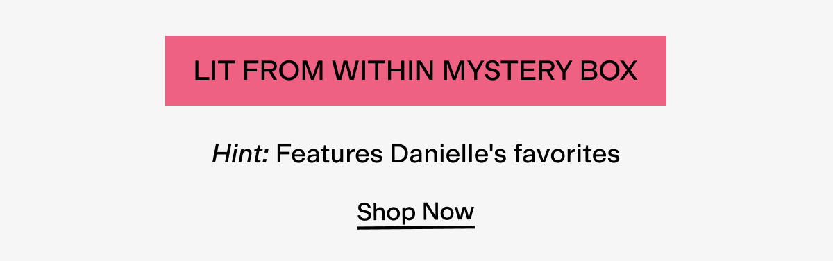 Lit from within mystery box