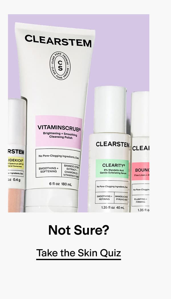 Not Sure? Take the Skin Quiz 
