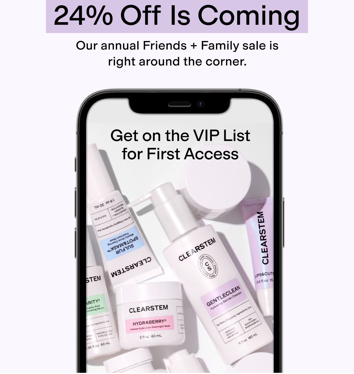 Get on the VIP list