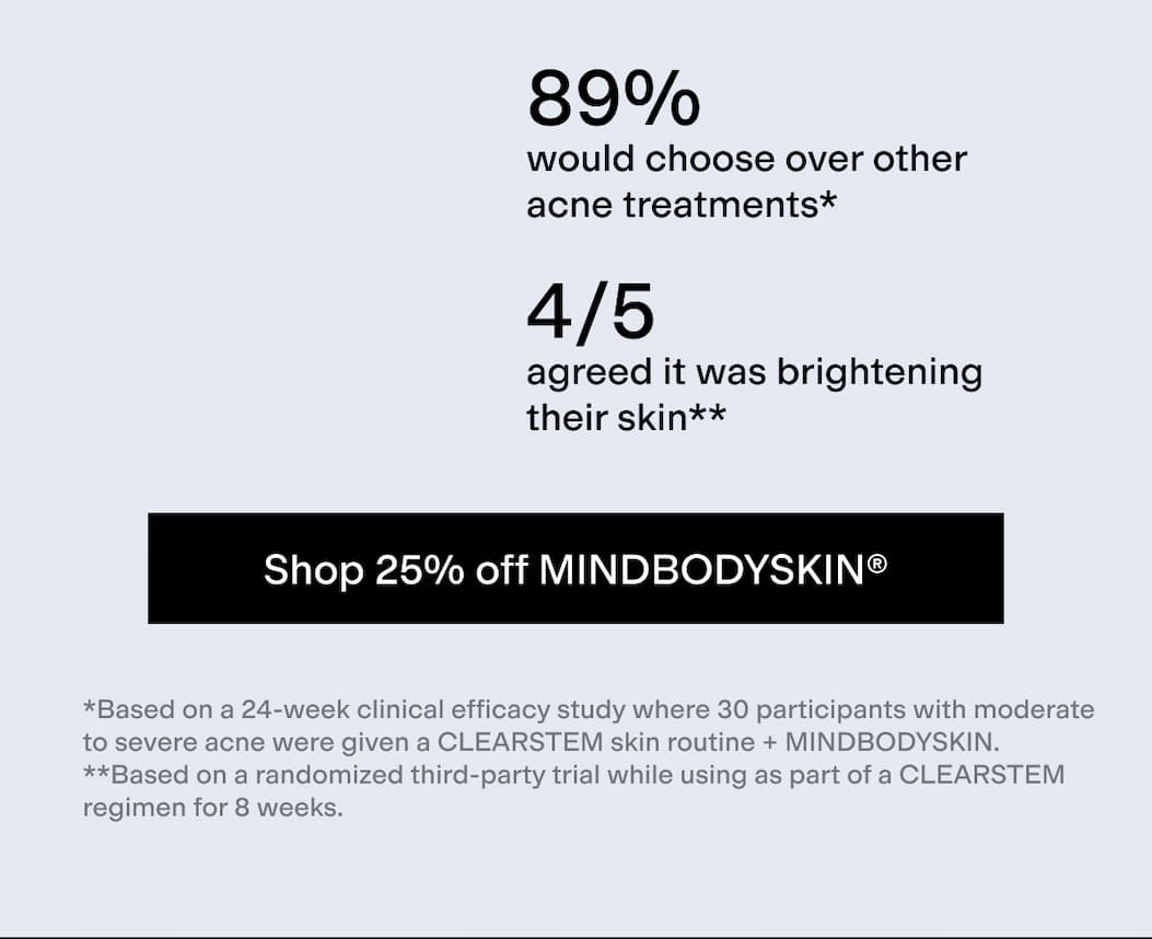 Shop 25% Off MINDBODYSKIN