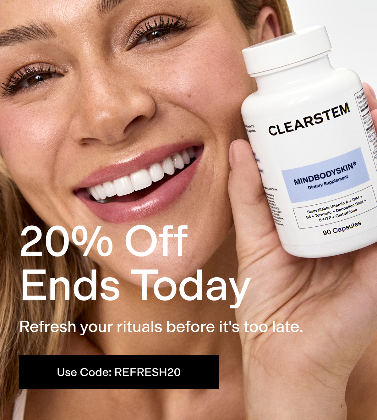 Use code REFRESH20