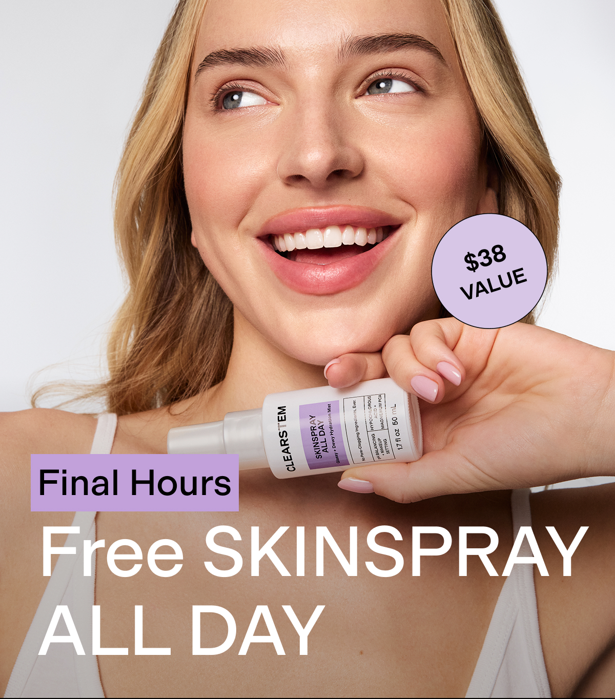 Free SKINSPRAY ALL DAY
