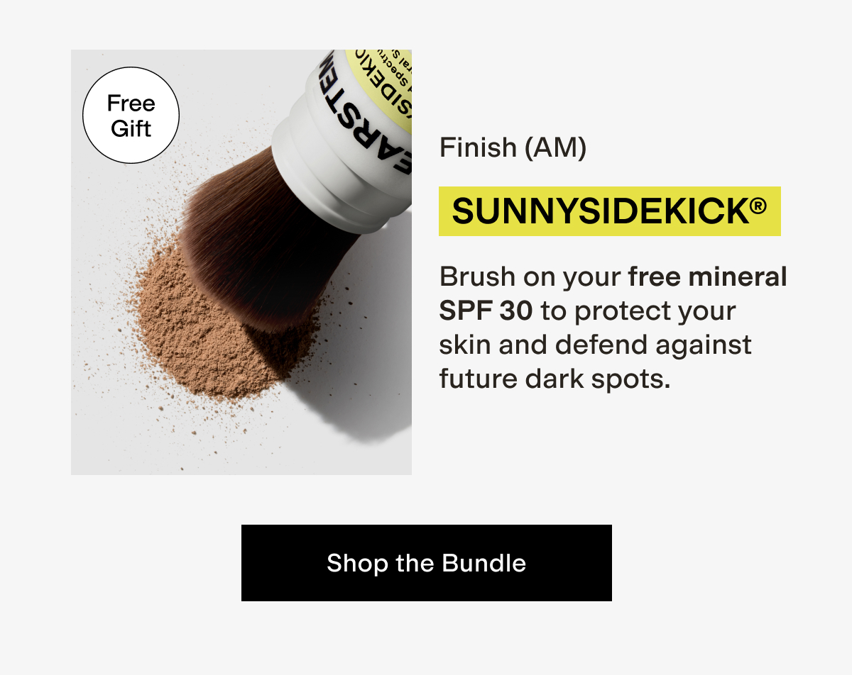 Finish with SUNNYSIDEKICK