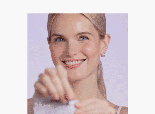 Woman removing GLASS EFFECT sheet masks