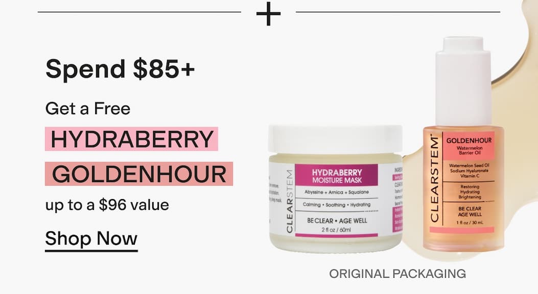 Sepnd $85+ Get Both HYDRABERRY AND GOLDENHOUR