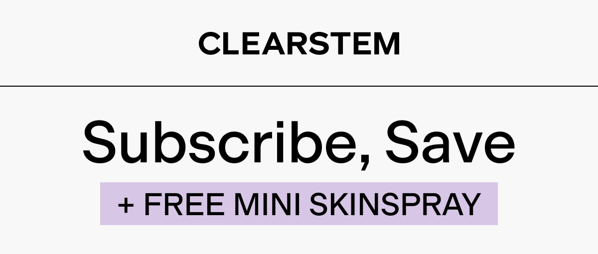 Subscribe and get a free mini 