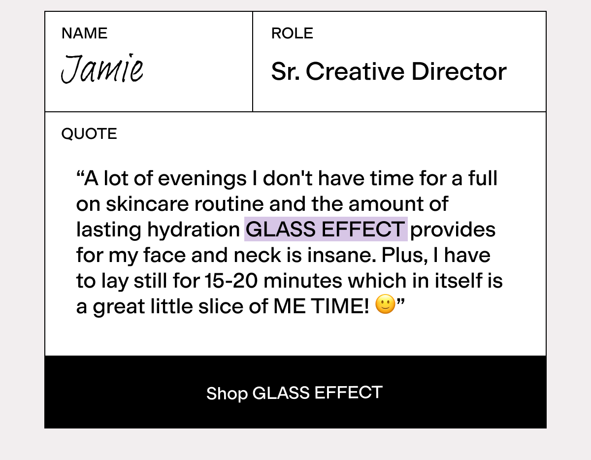Shop GLASS EFFECT