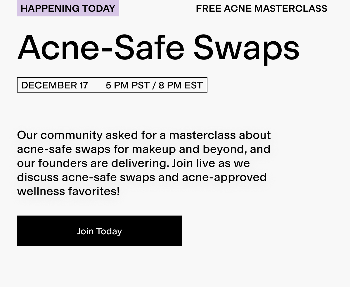 Acne Masterclass