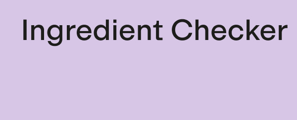 Ingredient Checker