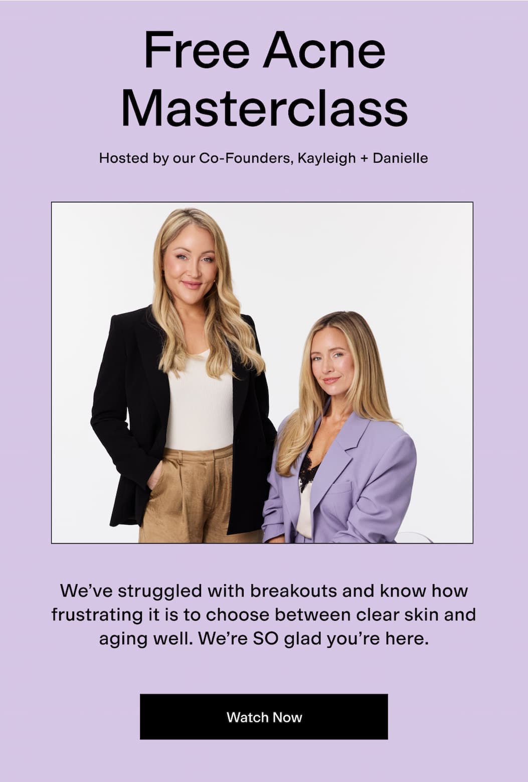 Free Acne Masterclass