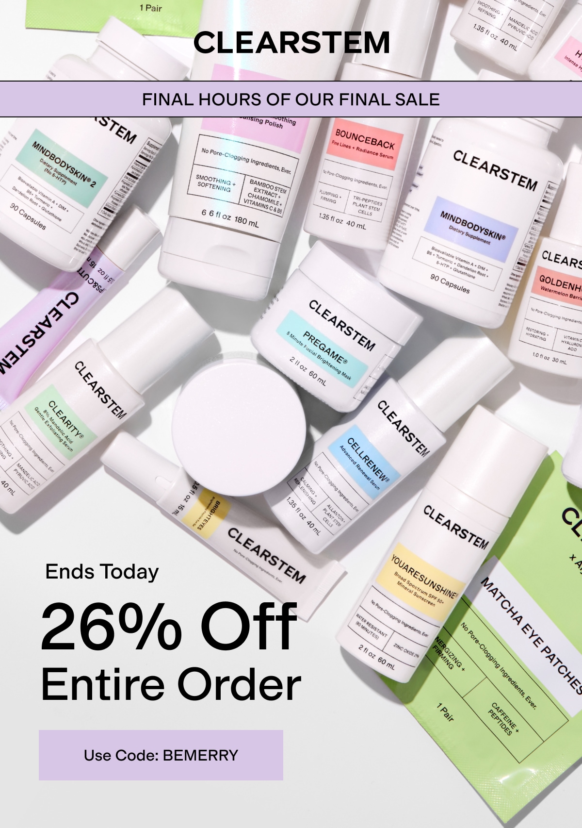 Shop the final hours of our final sale!