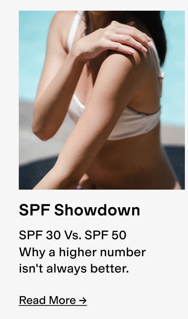 SPF 30 vs. SPF 50