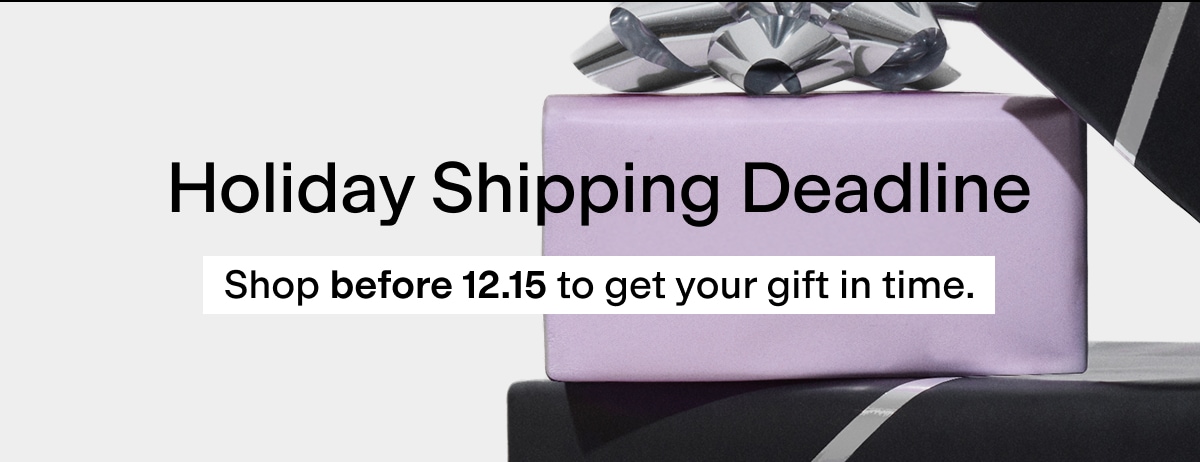 Holiday Shipping Deadline Soon