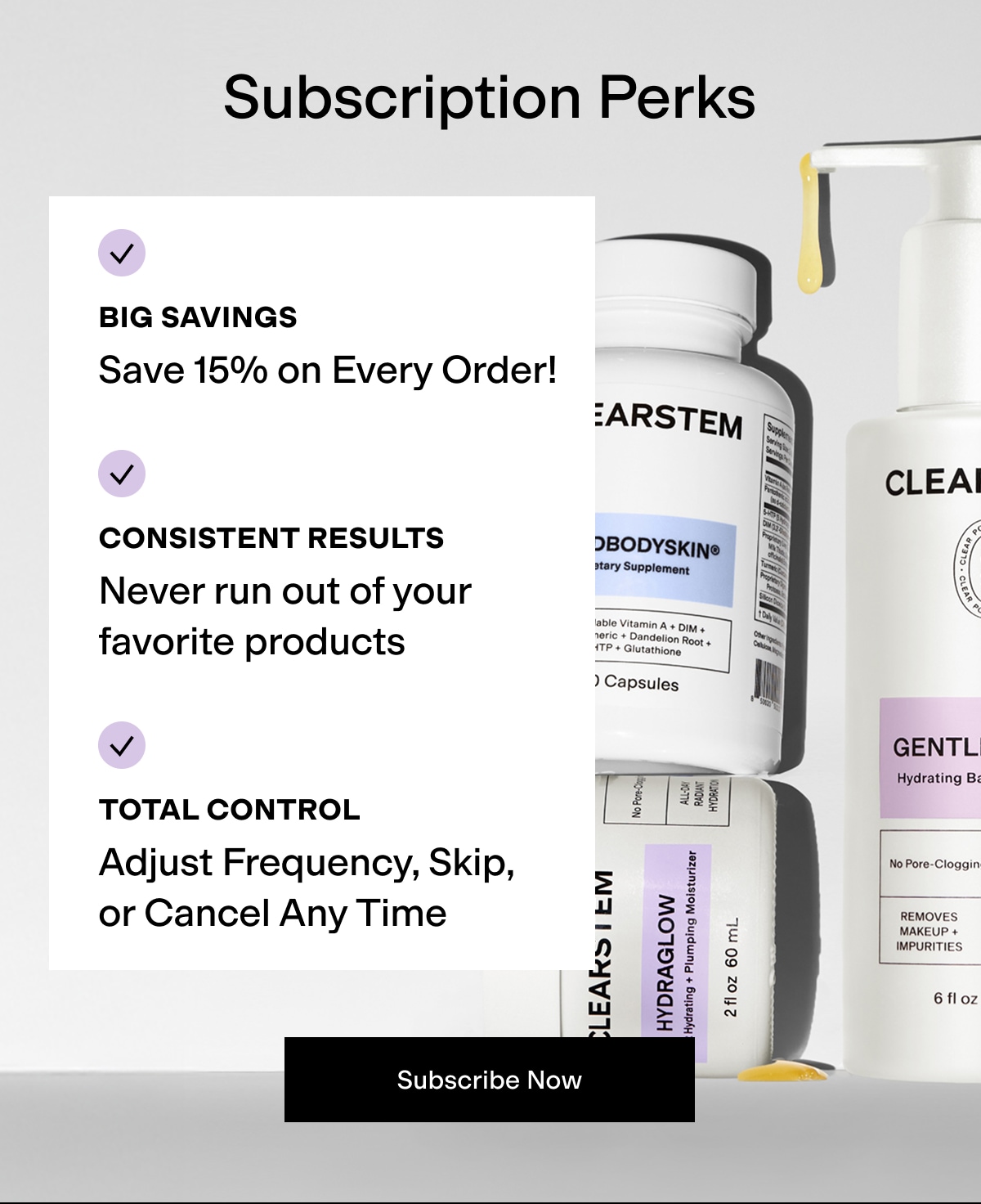 Subscribing has perks