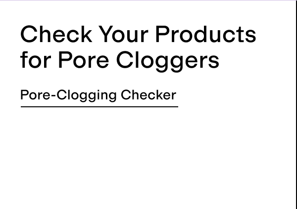 Pore-Clogging Checker