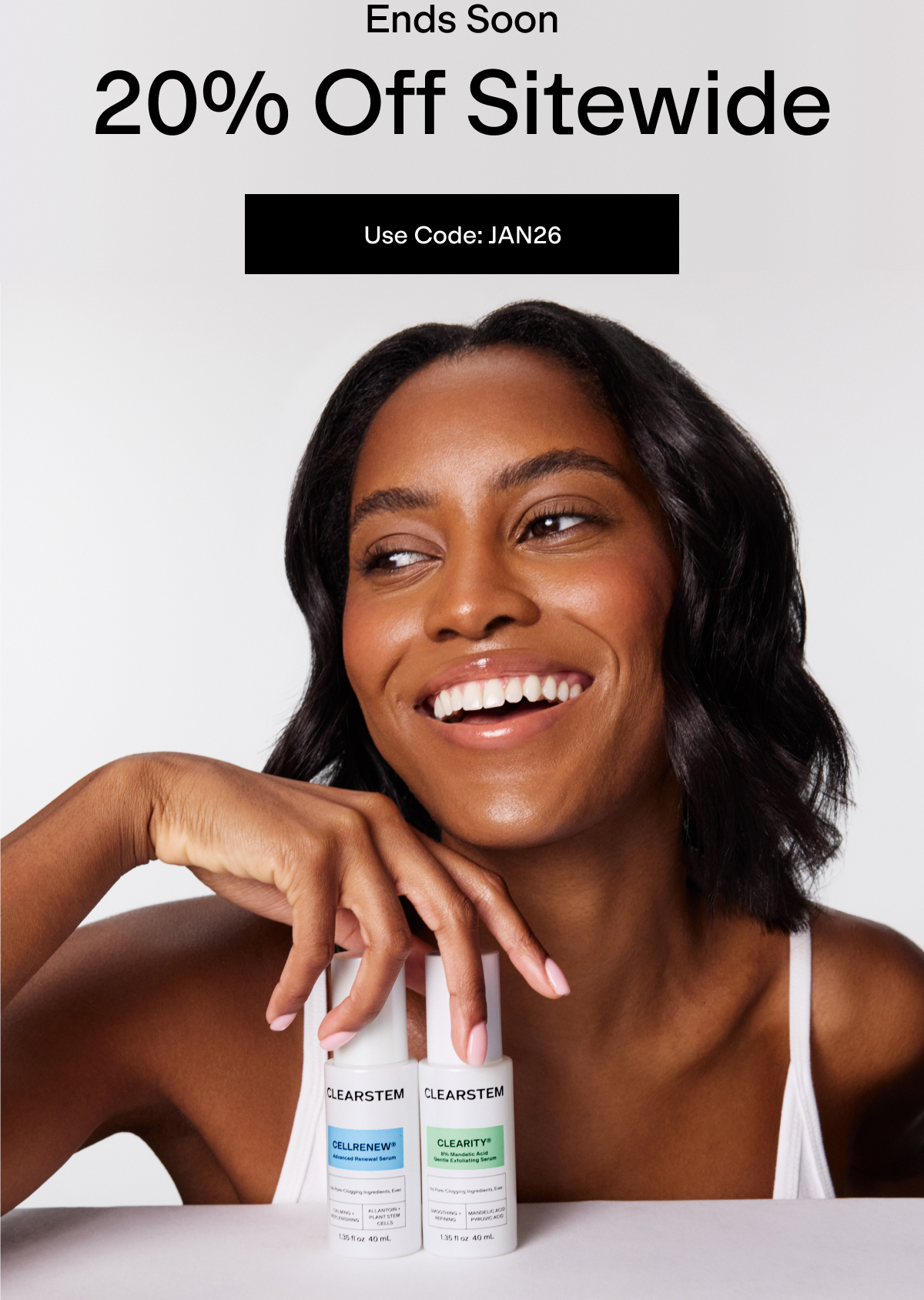 20% off sitewide ends soon!