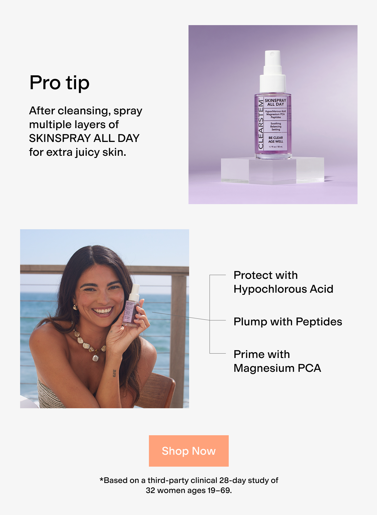Skinspray all day benefits