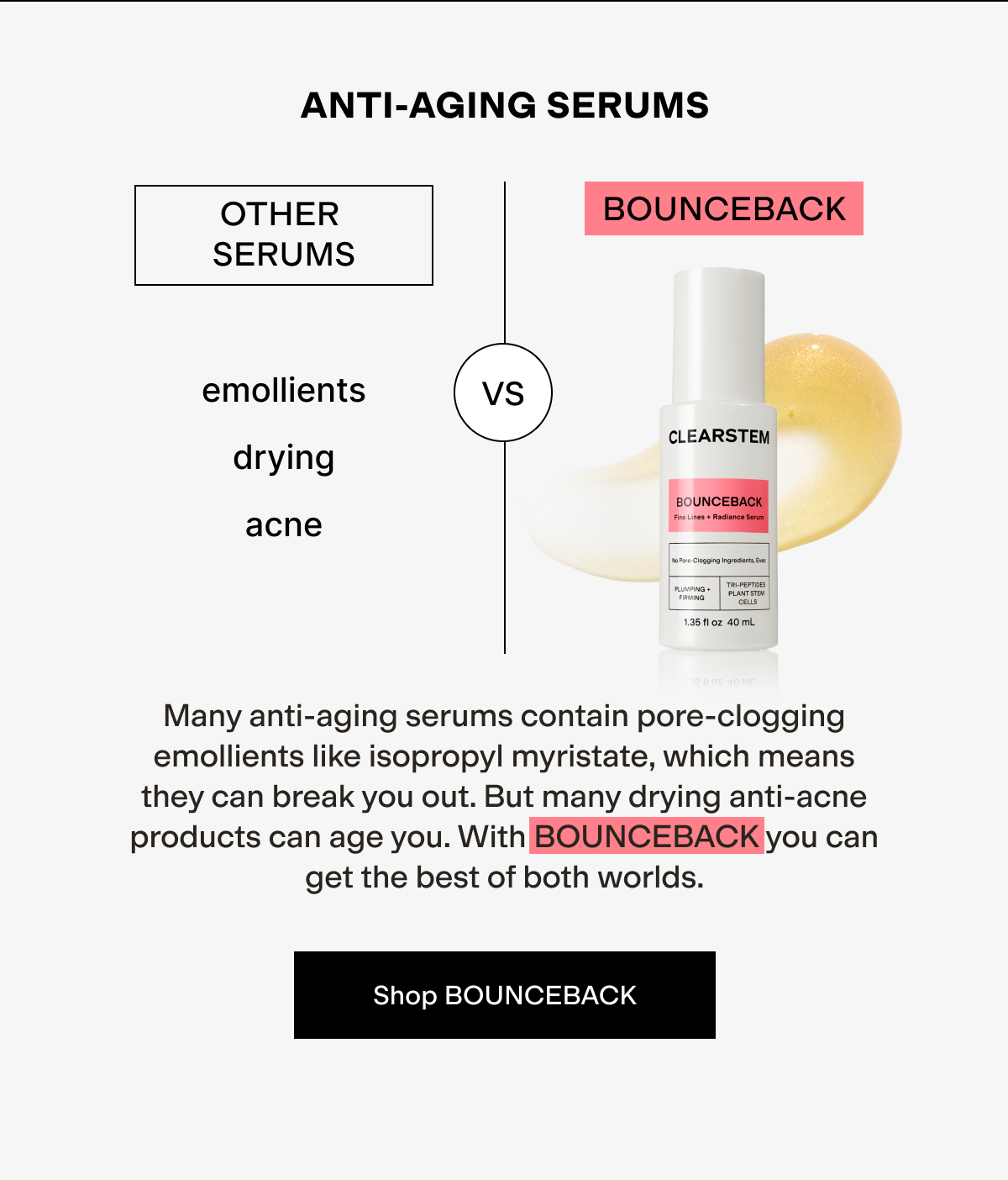 Shop BOUNCEBACK