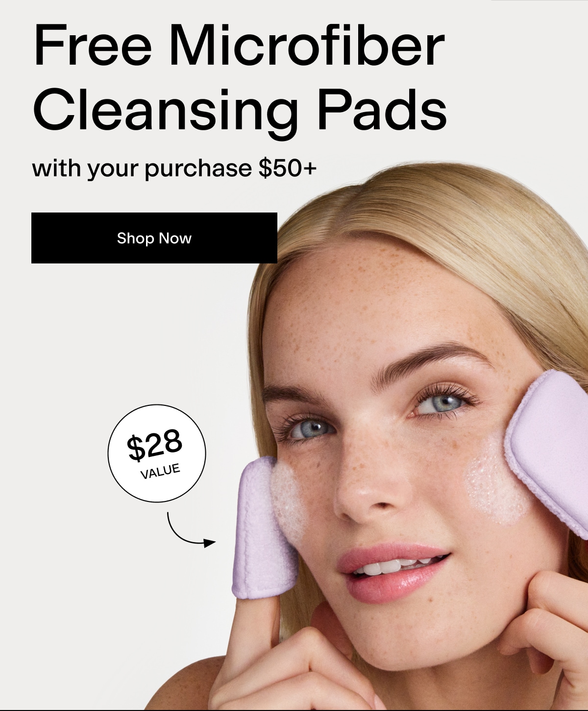 Free Microfiber Cleansing Pads