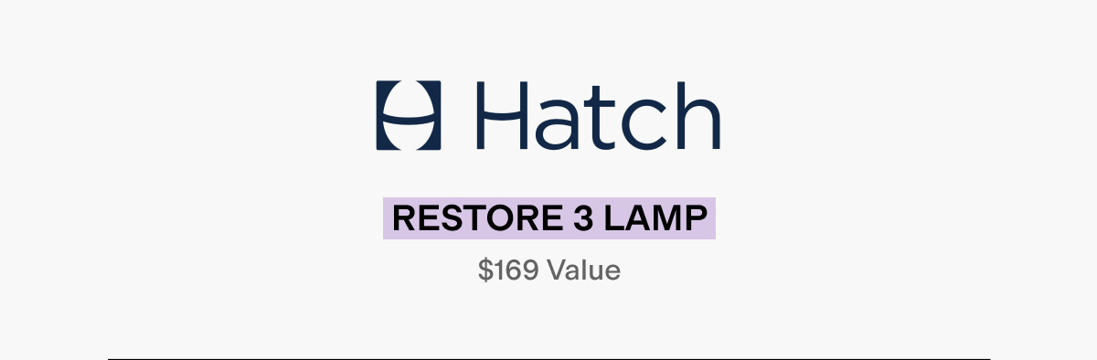 Hatch Restore Lamp