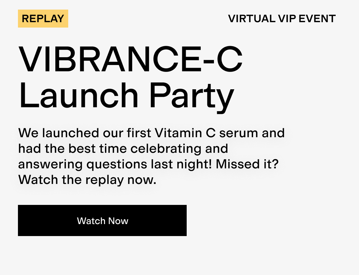 VIBRANCE-C Launch Party - Watch Now