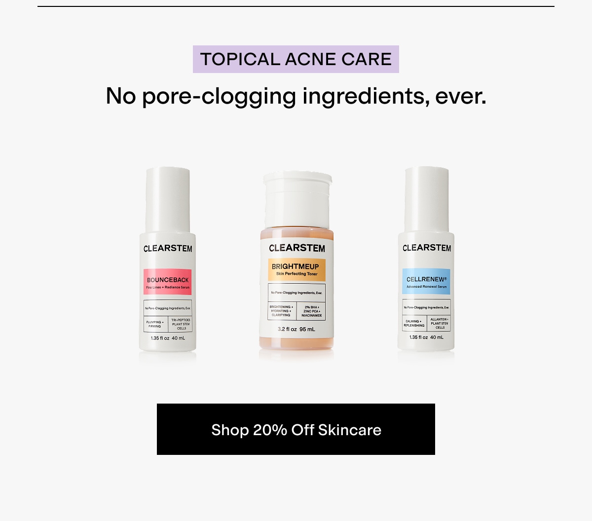 Shop Topical Acne Care