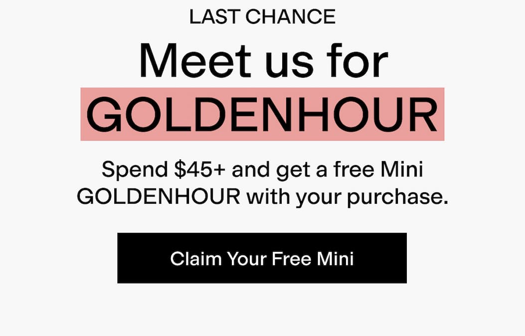 Meet us for GOLDENHOUR