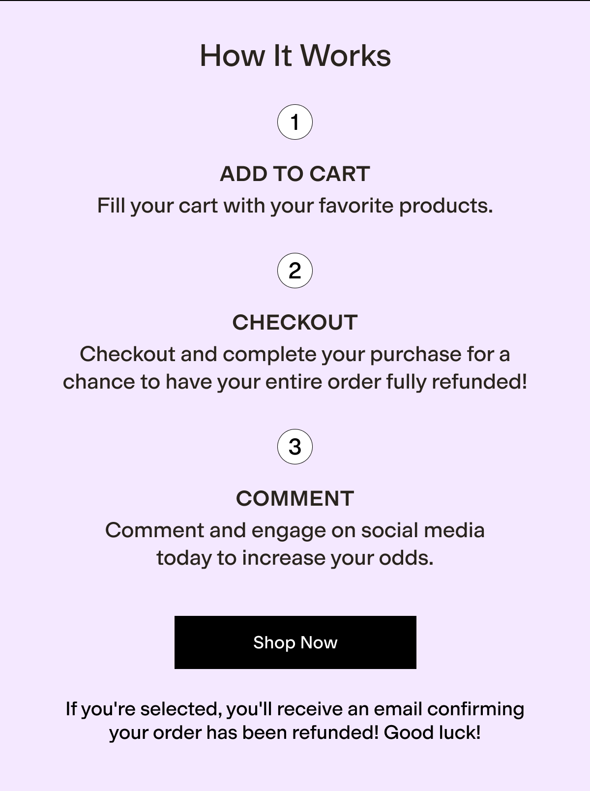 Shop now! 