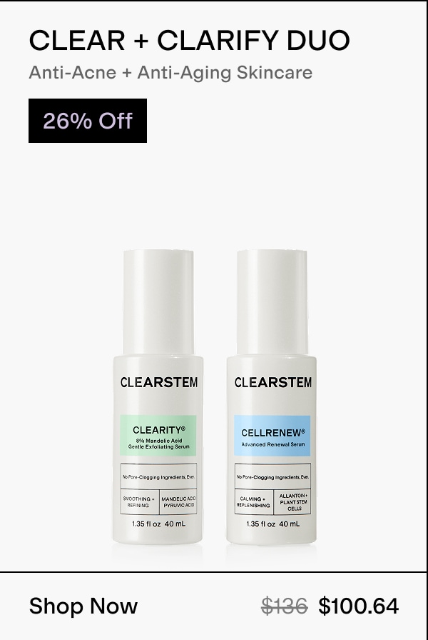 Shop Clear + Clarify 