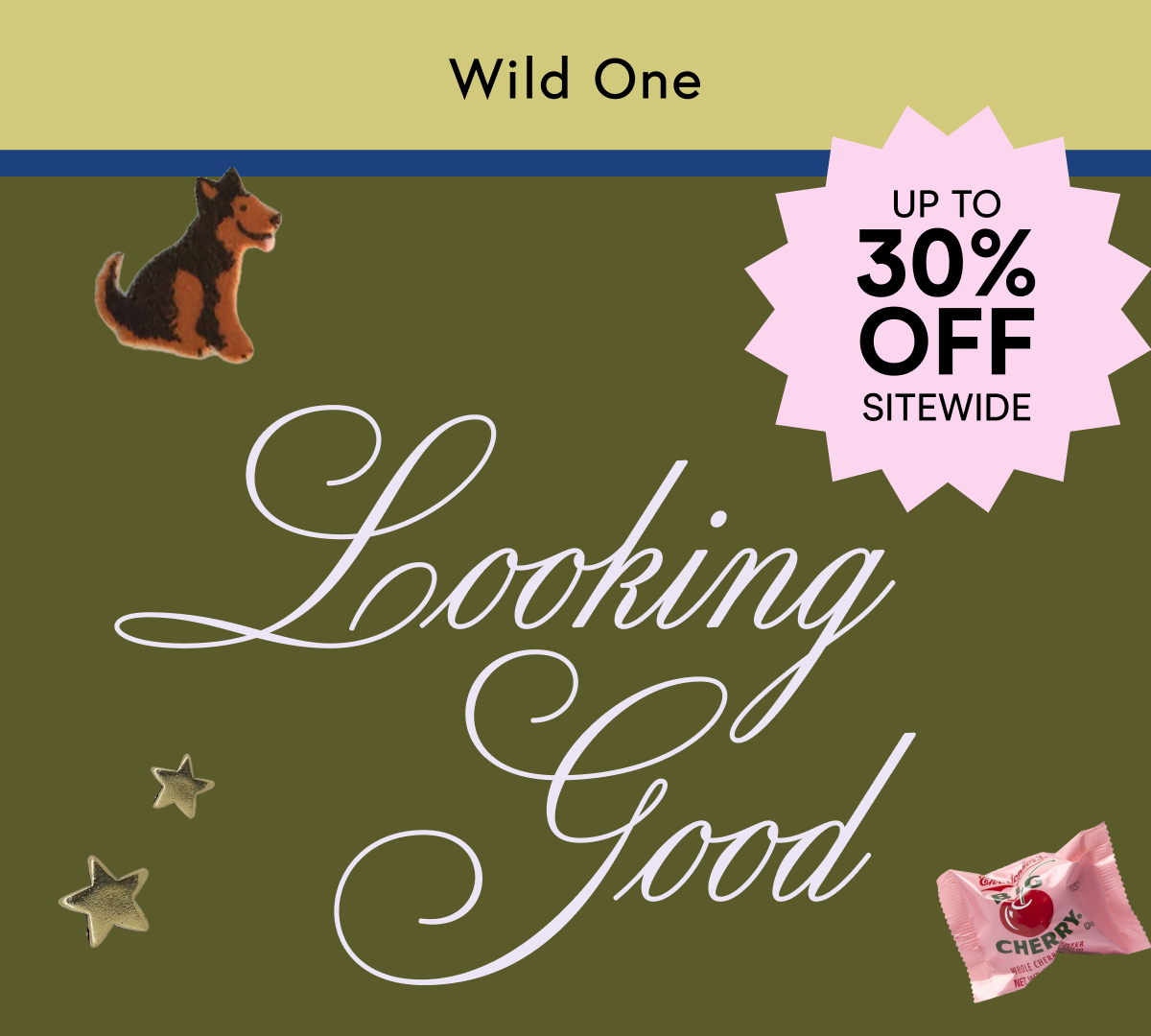 looking good up to 30% off sitewide