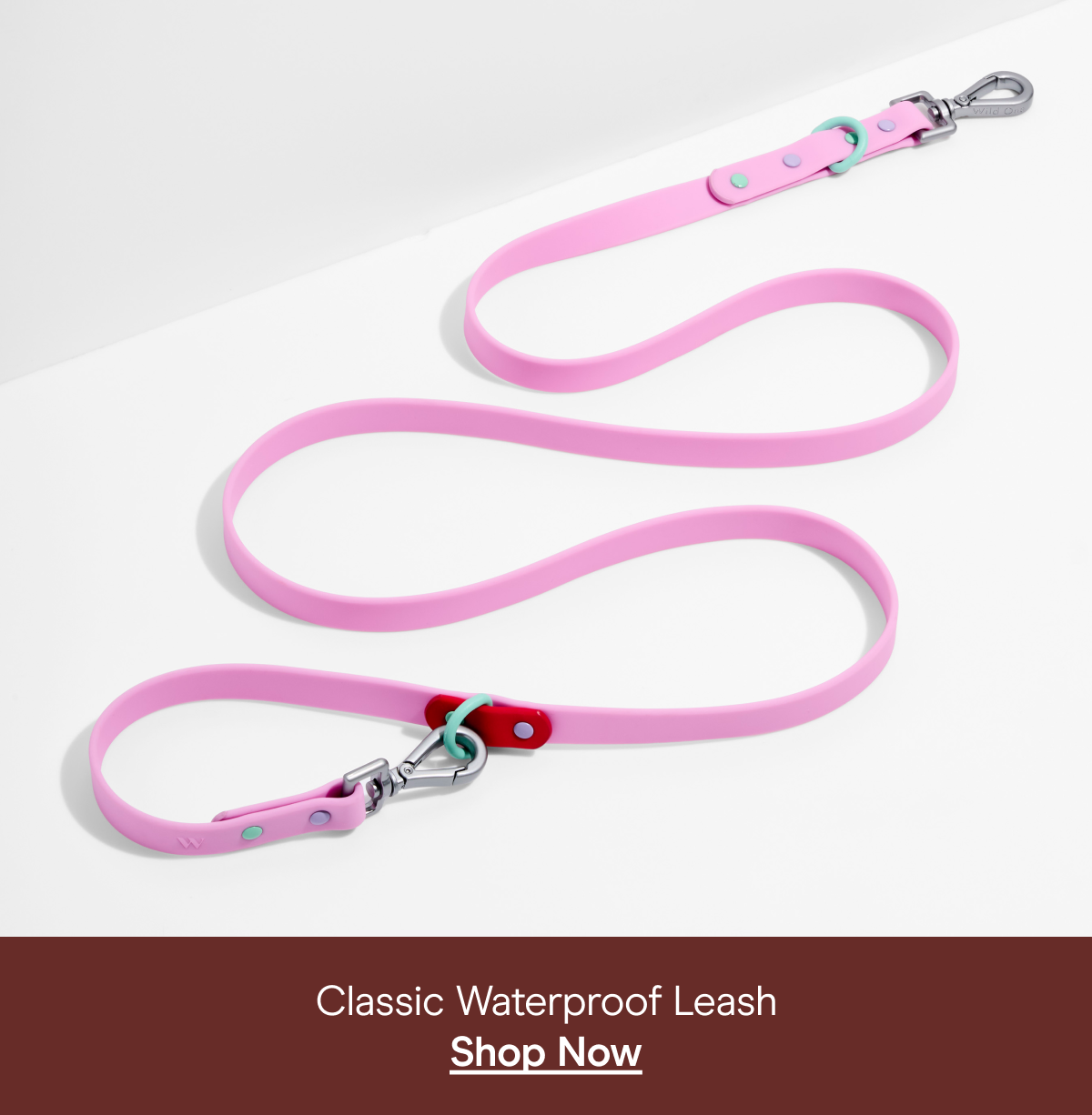 classic harness walk kit with rope leash in retro and bubblegum