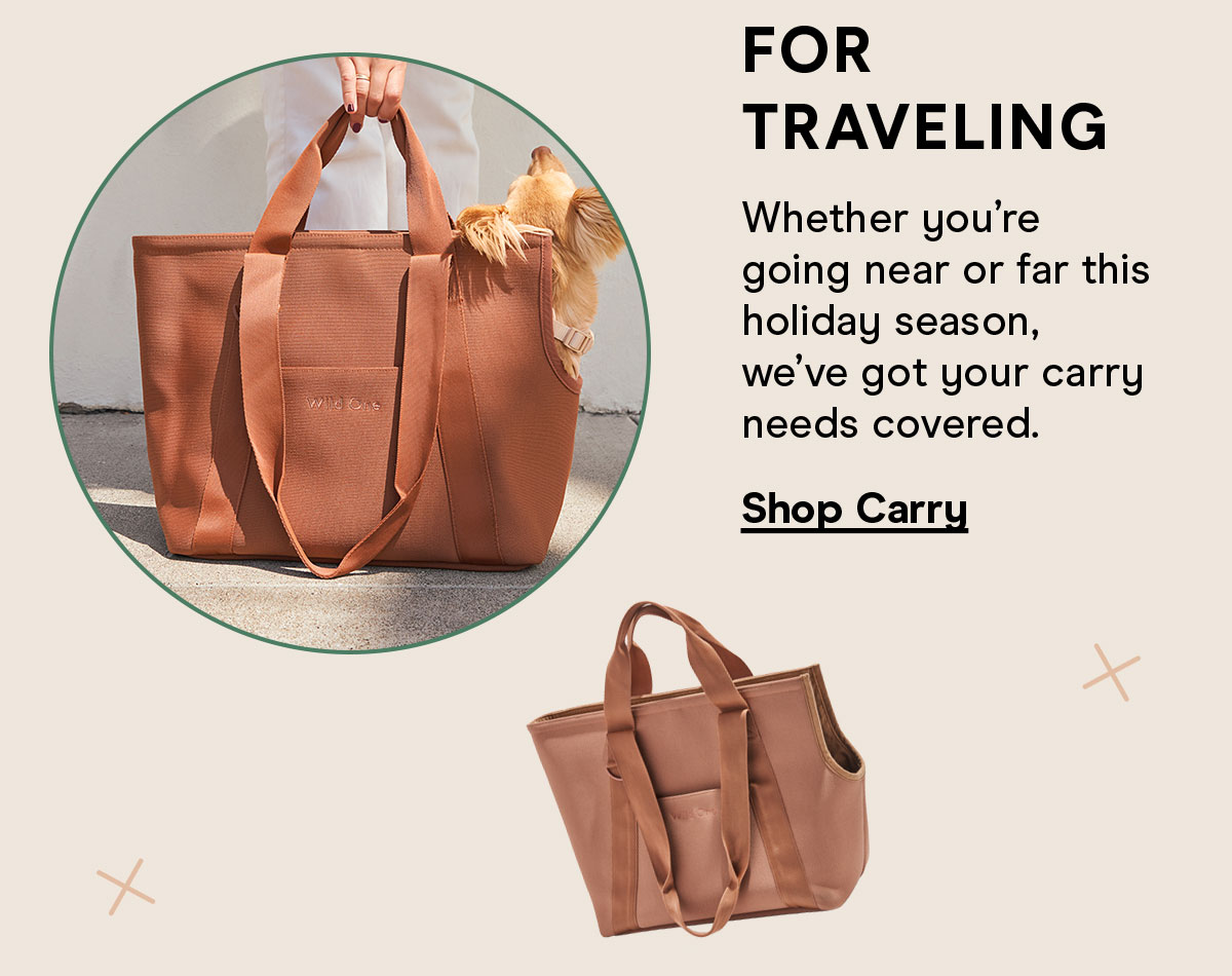 For Traveling Whether you're going near or far this holiday season, we've got your carry needs covered. Shop Carry