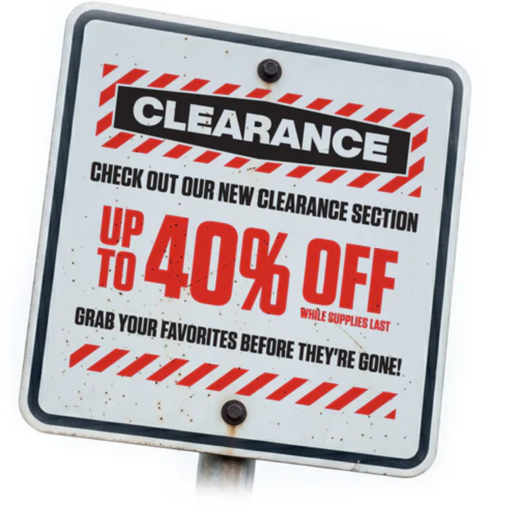 UP TO 40% OFF DUDE.