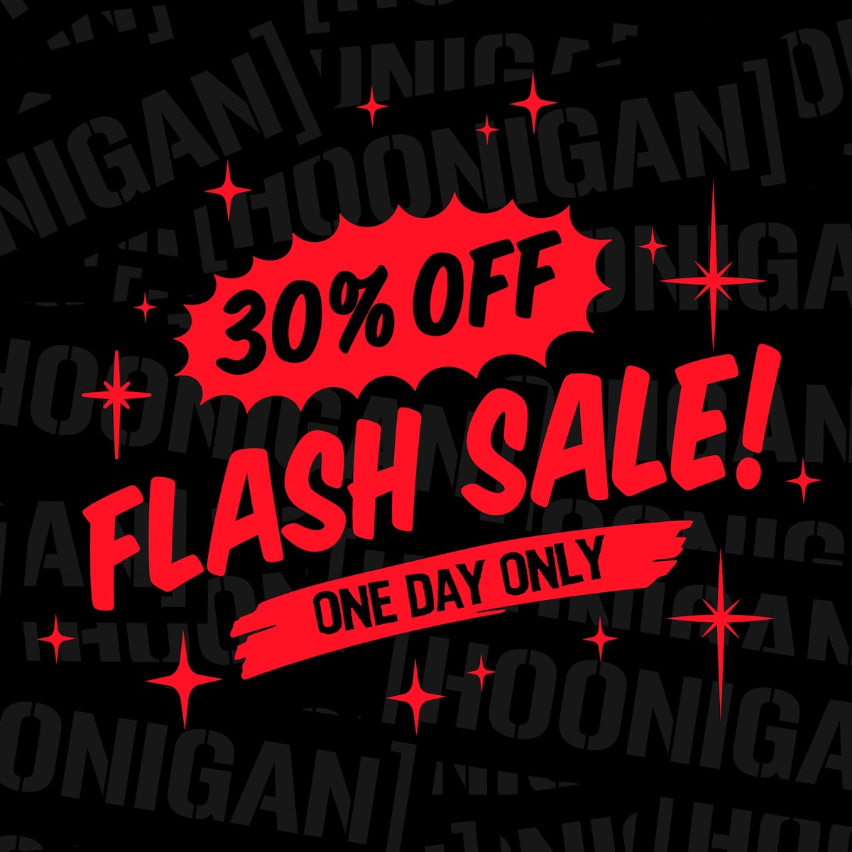 30% OFF TODAY ONLY