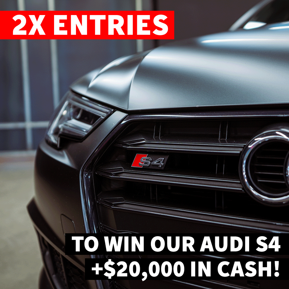 2X ENTRIES TO WIN OUR S4 Hoonigan