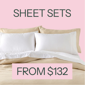 Sheet sets from $132
