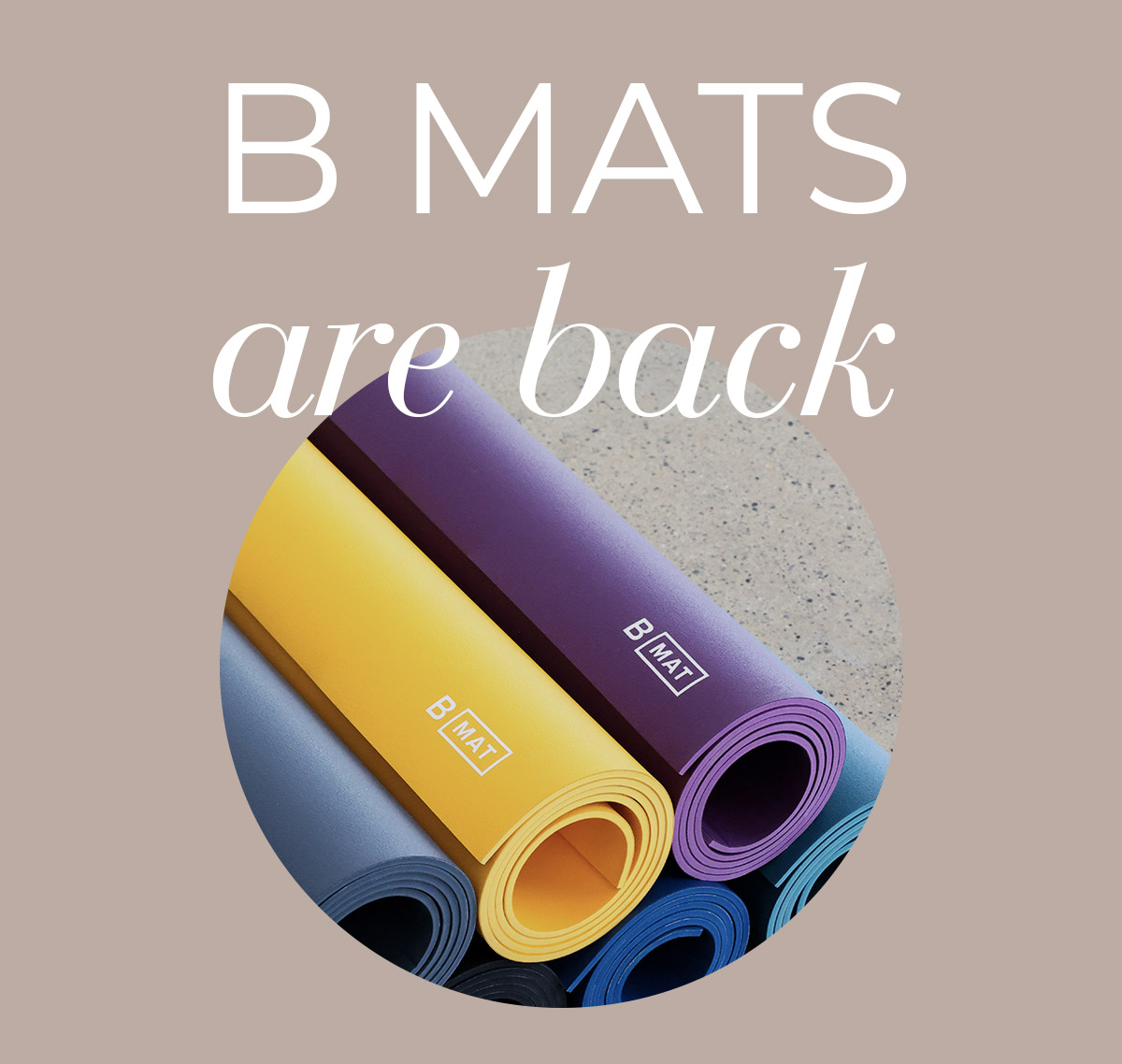 Just arrived B MATs back in stock 🚨 Halfmoon Yoga Products