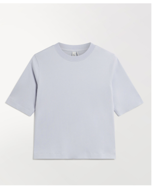 Boxy T-Shirt in Ice Blue